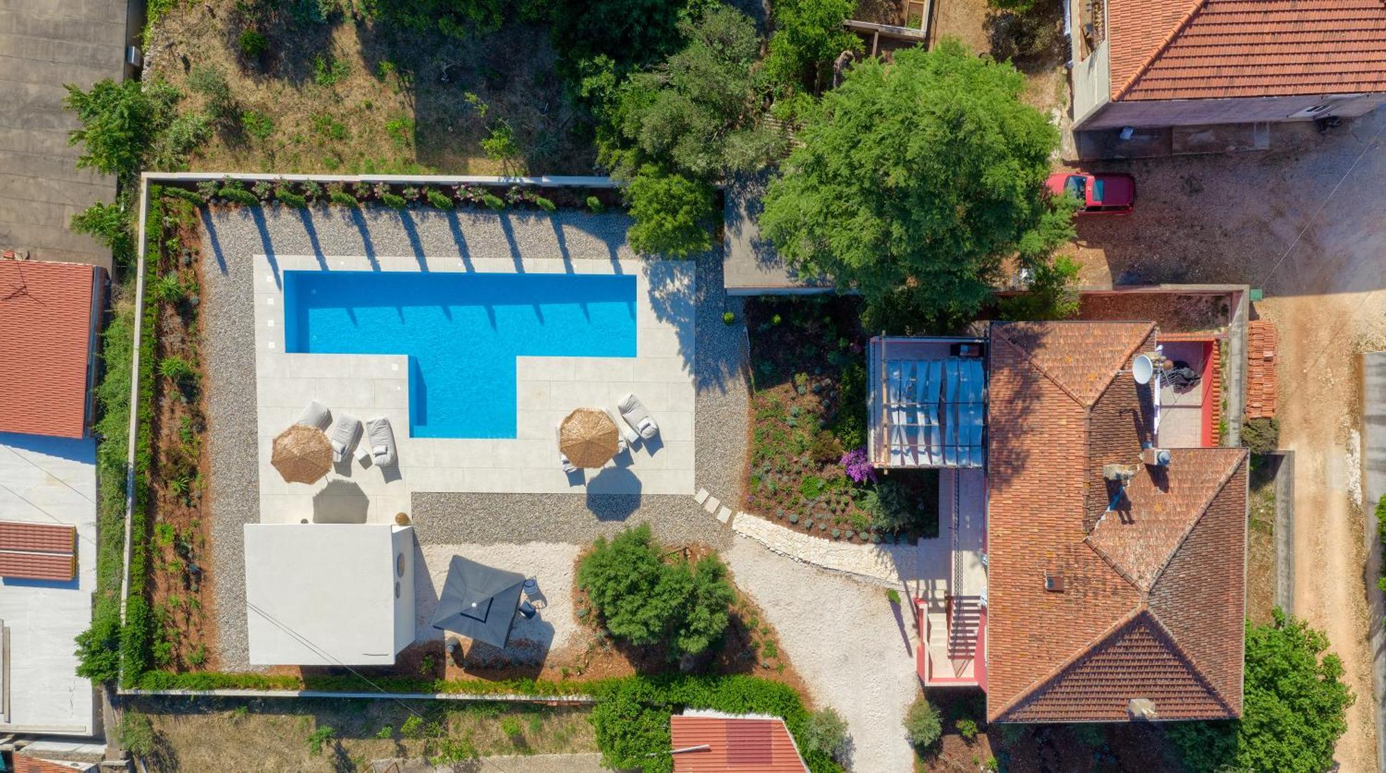 Hvar Luxury Villa And Pool With View In Heart Of Stari Grad Stari Grad  Exterior foto