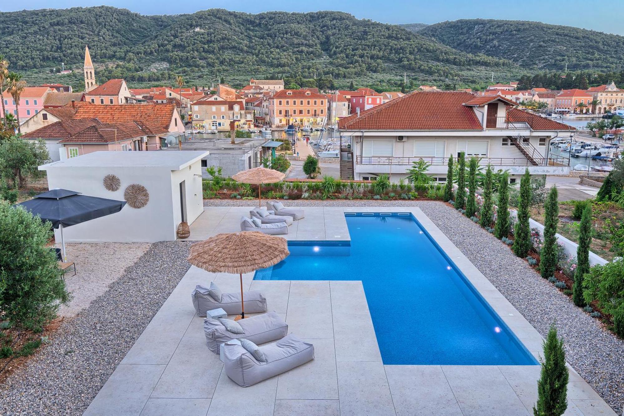 Hvar Luxury Villa And Pool With View In Heart Of Stari Grad Stari Grad  Exterior foto