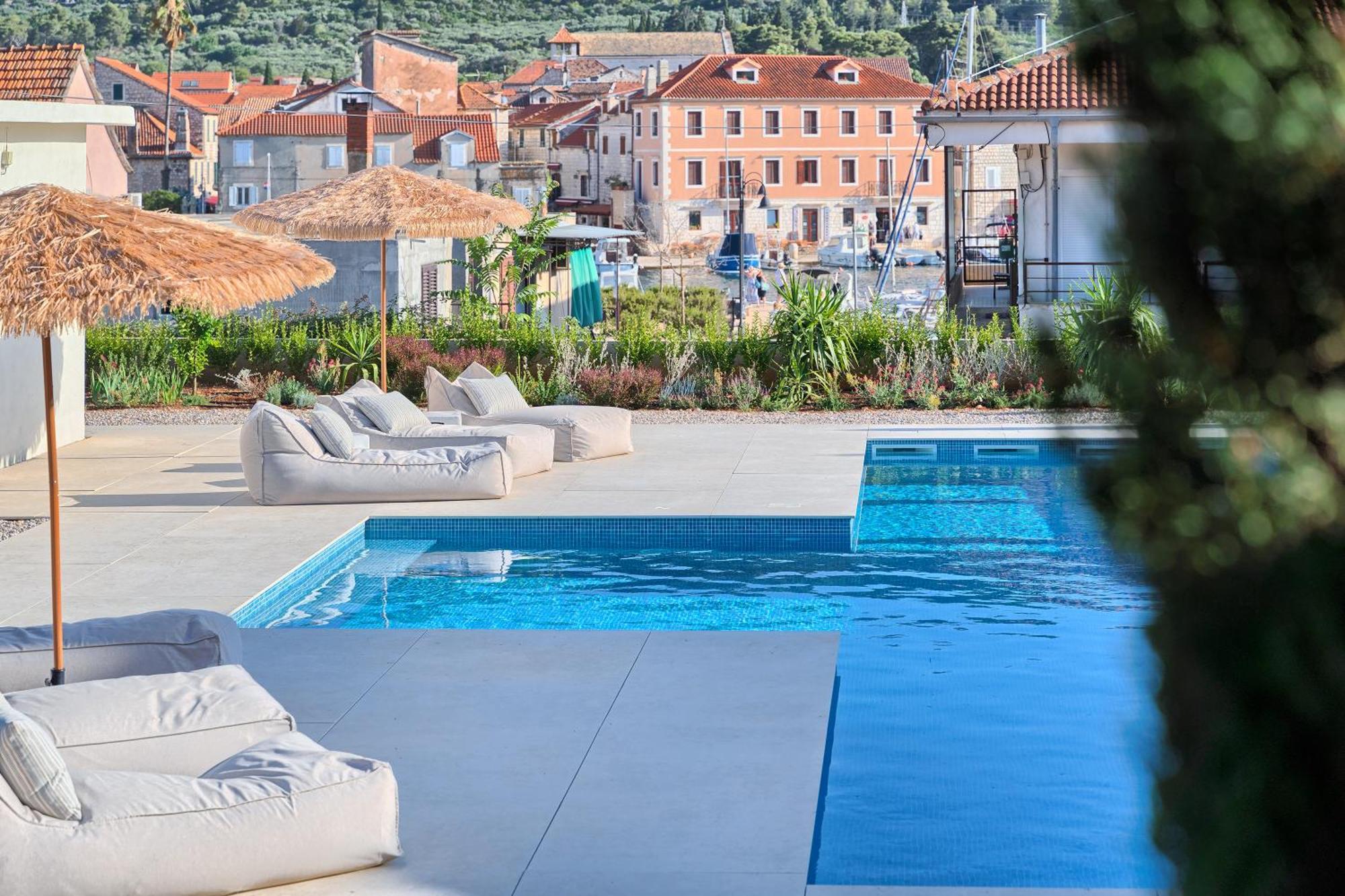 Hvar Luxury Villa And Pool With View In Heart Of Stari Grad Stari Grad  Exterior foto