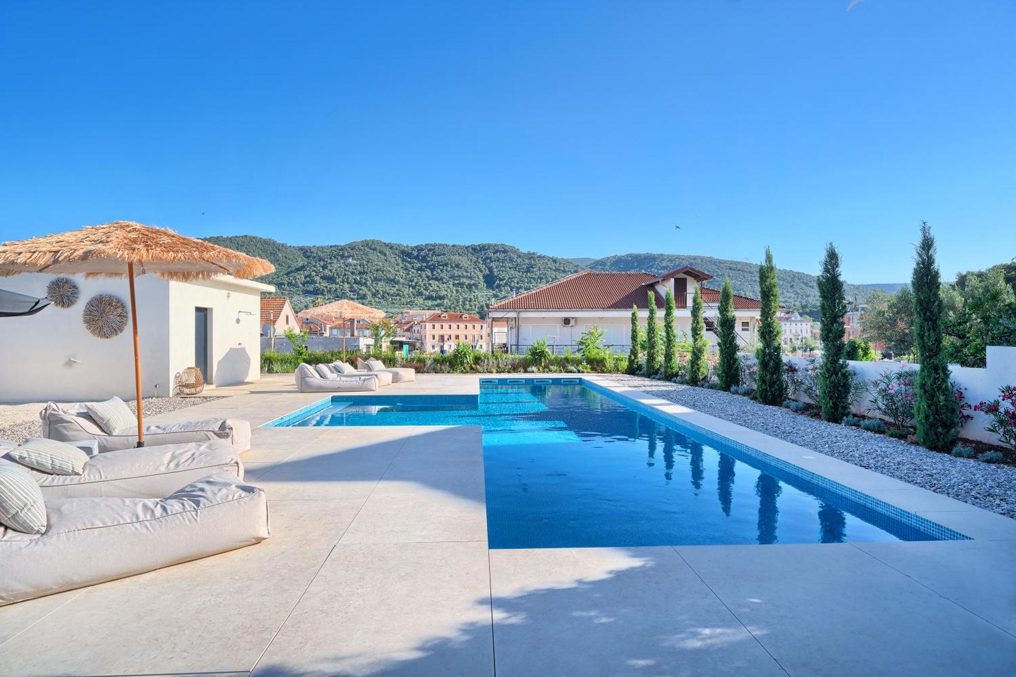 Hvar Luxury Villa And Pool With View In Heart Of Stari Grad Stari Grad  Exterior foto